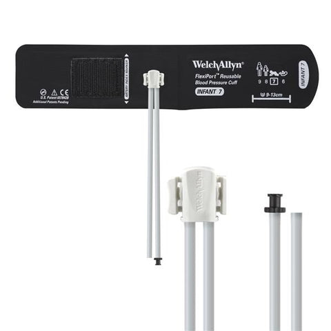 Welch Cuff Blood Pressure FlexiPort 9-13cm Infant Size 7 Arm Orange Eachch - Allyn - REUSE-07-2TP