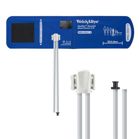 Welch Cuff Blood Pressure FlexiPort 20-26cm Small Adult Size 10 Arm Light Blue Eachch - Allyn - REUSE-10-2TP