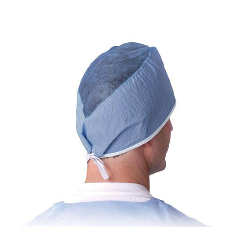 Medline Industries Inc Cap Surgeon Sheer-Guard One Size Fits Most Blue 500/Ca - NON28625