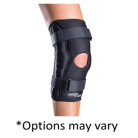 DJO, Inc Brace Sleeve Economy Adult Knee Drytex Black Size 2X-Large Each - 11-0670-6