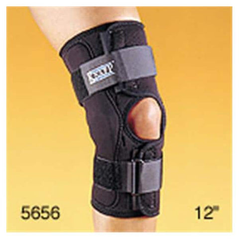 Hely & Weber Brace Orthosis Knapp Knee Kuhl Neoprene Black Size 12" X-Large Each - 5656-BLK-XL