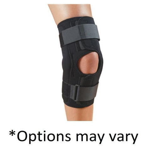 Hely & Weber Brace Orthosis Knapp Knee Kuhl Neoprene Black Size 12" 2X-Large Each - 5656-BLK-XXL
