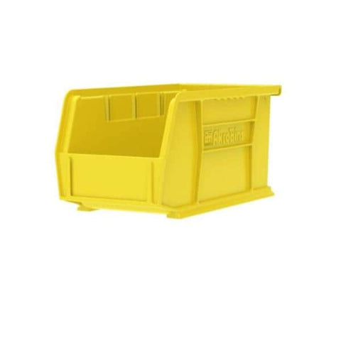 Akro Bin Storage AkroBins 10-7/8x5-1/2x5" Yellow Polymer With Label Holder 12/Cr - Mils - 30230YELLO
