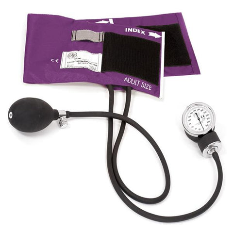 Prestige Medical Corp Sphygmomanometer Aneroid 10-16" Large Adult Arm Dial Display Purple Each - S82-PUR