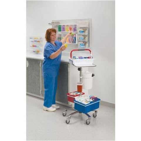 Marketlab TransCart Mobile Draw Station With Tray ML1885/Handle/5 Casters Each - 7910