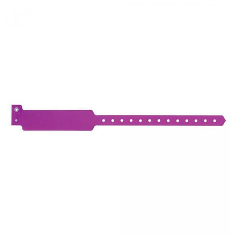 Precision Dynamics Corp. Wristband Identification Polyester Grape Adult Write On 500/Box - 5050-33-PDM