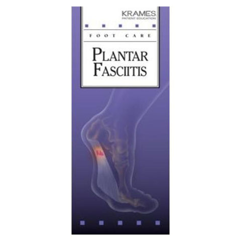 Krames Communications Brochure Educational Plantar Fasciitis Spanish 50/Package - 9352
