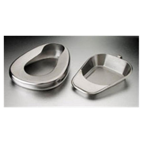 Dukal Corporation Bedpan Commode Silver Stainless Steel 6/Bx - 4227