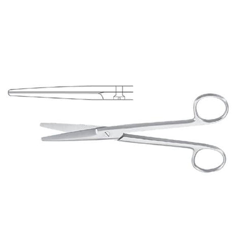Miltex Scissors Dissecting Mayo Meister-Hand 6-3/4" Beveled Straight Standard SS Each - Integra Miltex - MH5-124
