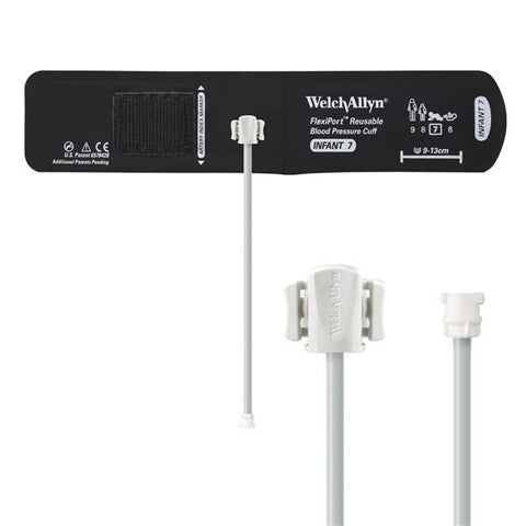 Welch Cuff Blood Pressure FlexiPort 9-13cm Infant Size 7 Arm Orange Eachch - Allyn - REUSE-07-1MQ
