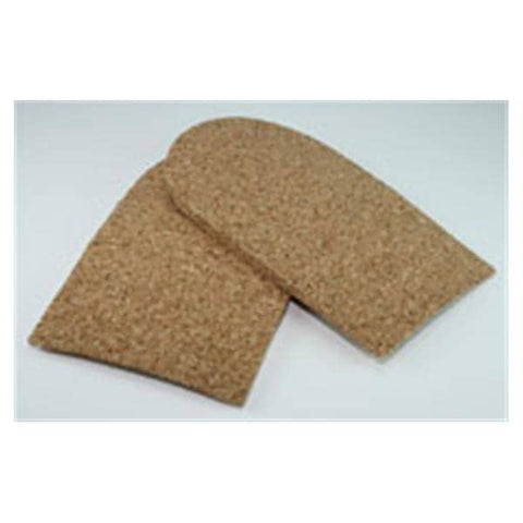 Aetna Felt Corporation Lift Pad Orthopedic Heel Cork 1/4" Thick Brown Size X-Large 12Pr/Bx - 33116324683