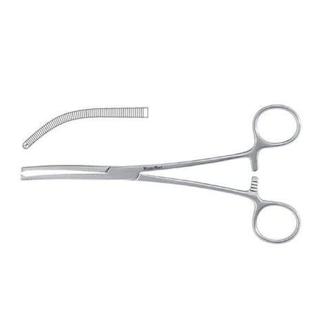 Miltex Forcep Hemostatic Rochester-Ochsner Meister-Hand 6-1/4" Serr Crv 1x2Tth SS Each - Integra Miltex - MH7-160