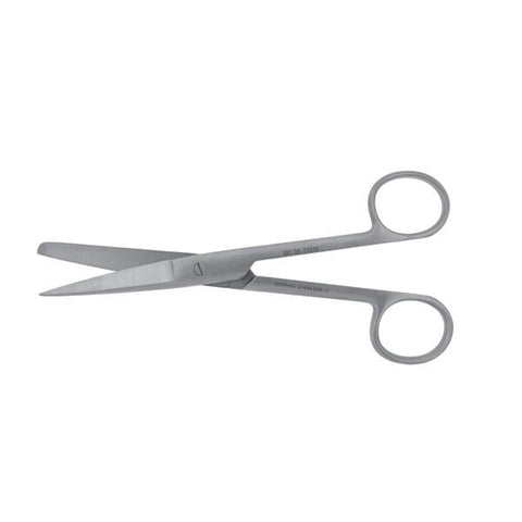 BR Surgical, LLC Scissors Operating 4-1/2" Sharp/Blunt Smooth Straight Stainless Steel Each - BR08-11011