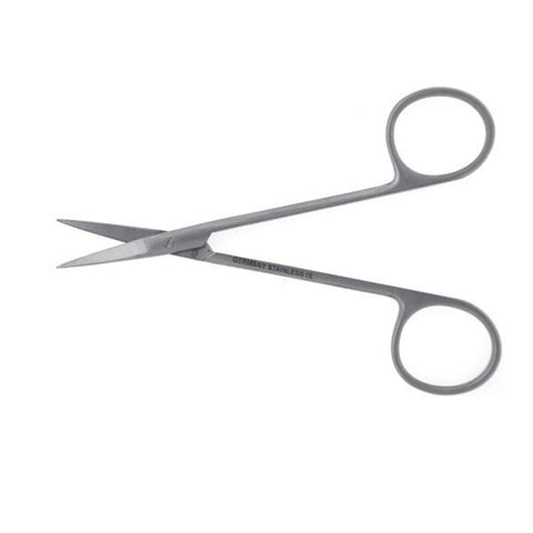 BR Surgical, LLC Scissors Iris 4" Sharp/Sharp Smooth Straight Stainless Steel Each - BR08-33810