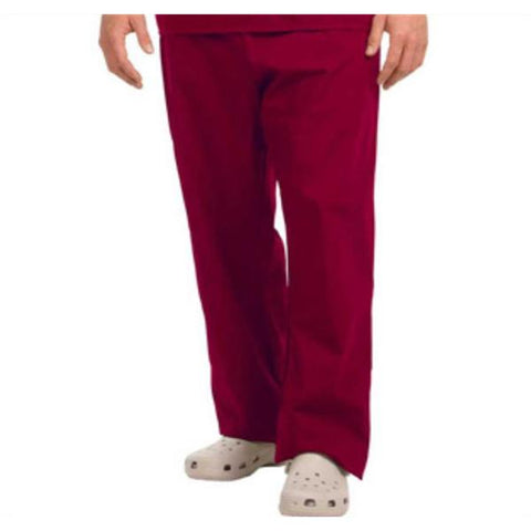 Fashion Seal Scrub Pant Unisex 5X Large Sangria Each - 78886-5XL