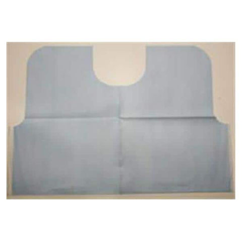 Tidi Products LLC Bib EveryDay Endo/Prophy 29 in x 21 in Blue Tissue / Poly 100/Case - 917483