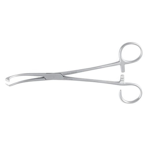 Miltex Forcep Seizing White Meister-Hand 7-1/2" Serrated Curved Stainless Steel Each - Integra Miltex - MH22-550
