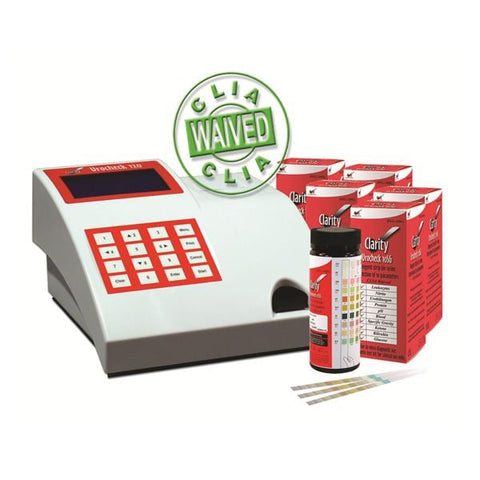 Diagnostic Test Group Clarity Urocheck 120 Urine Analyzer Promo W/ 5 Btls of 10SG Strp CLIA Waived Each - DTG-UAPROMO
