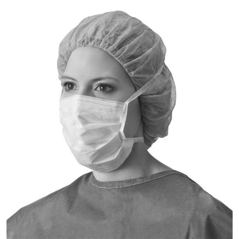 Medline Industries Inc Mask Tie On Not ASTM Rated White 300/Ca - NON27385