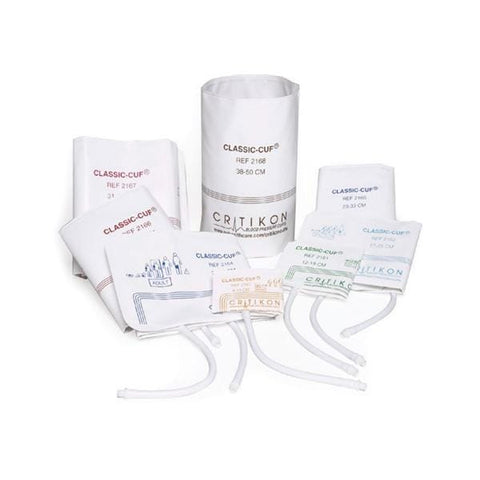 GE Precision Healthcare Cuff Blood Pressure Critikon Classic-Cuf 12-19cm Child Arm White/Green 20/Bx - 2613