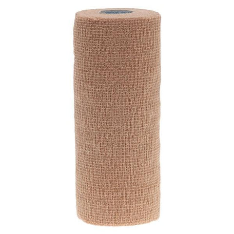 Medline Industries Inc Bandage CoFlex LF2 Compression Foam 4"x5yd LF Sterile Cohesive Tan 20/Ca - DYNJ089006