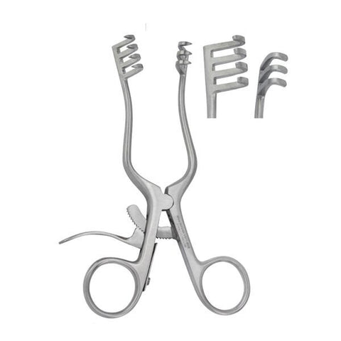 Miltex Retractor Weitlaner Vantage 5-1/2" Blunt 3x4 Teeth Stainless Steel Each - Integra Miltex - V911-610