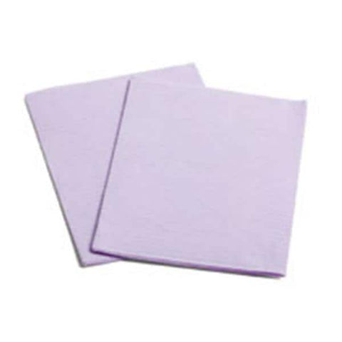 Essentials Healthcare Products Bib Patient Essentials 13 in x 19 in Lavender 1 Ply Tissue / Poly 800/Ca - WEPBESLV
