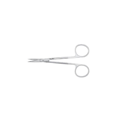 Miltex Scissors Iris Meister-Hand 4-1/2" Straight Tungsten Carbide Each - Integra Miltex - MH5-304TC