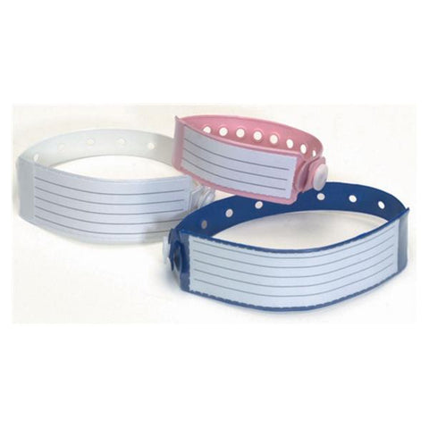 Medline Industries Inc Wristband Identification Vinyl Blue Adult 250/Bx - MDS133037B