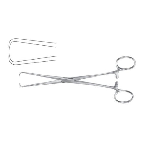 Miltex Forcep Tenaculum Barrett Meister-Hand 7-1/4" Straight Stainless Steel Each - Integra Miltex - MH30-985