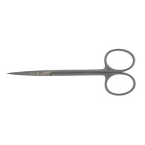 BR Surgical, LLC Scissors Iris 4-1/4" Sharp/Sharp Curved Stainless Steel Each - WG08-34111