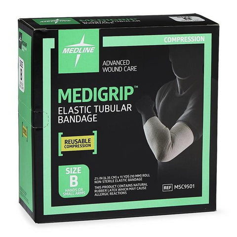 Medline Industries Inc Bandage Medigrip 2.5"x11yd Tubular Elastic Size B/Small 1Rl/Bx - MSC9501