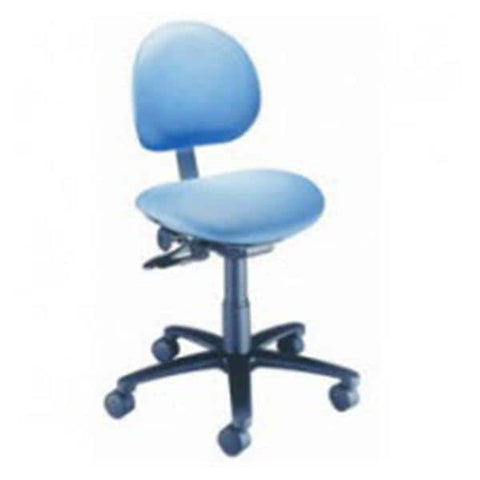 Brewer Company Chair Task Millenium Series 18-1/2x18-24-3/4" Aluminum With Backrest Eachch - 21435B