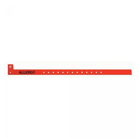 Precision Dynamics Corp. Wristband Sentry SuperBand Polyester Red 500/Box - 5065-16-PDM