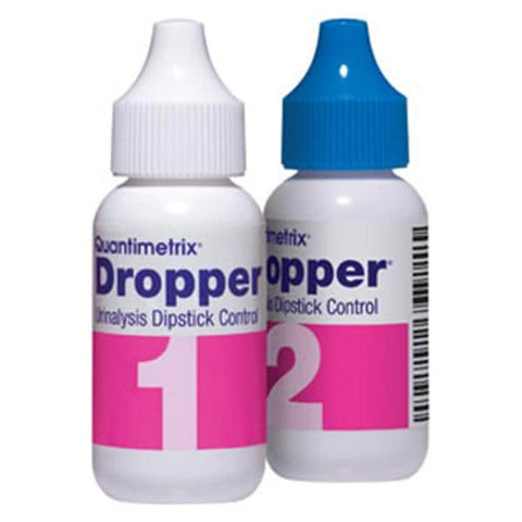 Quantimetrix Corp Dropper Urinalysis Dipstick Level 1 & 2 Control Set 4x25mL 4/Bx - 1440-02