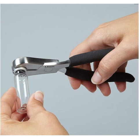 Health Care Logistics Vial Decapper Steel/Nickel Silver/Black 13mm Each - 7713