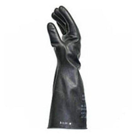 Honeywell Safety Products Gloves Safety Butyl Latex-Free 14 in X-Large Non-Sterile Black 1/Pr - B144RGI/XL