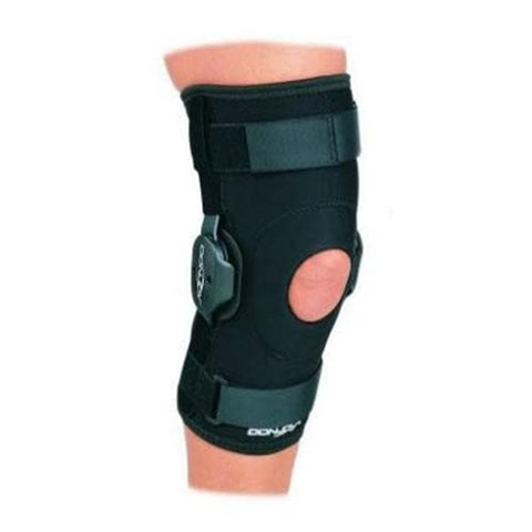 DJO, Inc Brace Wraparound Economy Adult Knee Drytex Black Size Medium Universal Each - 11-2012-3