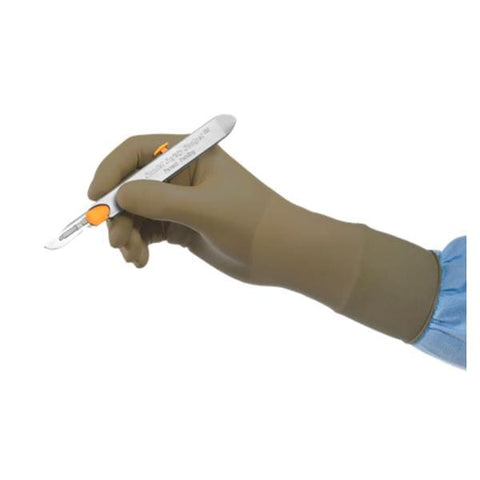 Ansell Healthcare Products LLC Gloves Radiation Attenuating Ansell No Chm Aprvd PF Ltx 11" 6.5 Strl Khk 5Pr/Bx - 20873065