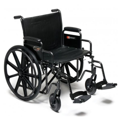 Graham Wheelchair Transport Traveler HD 500lb Capacity Hammertone Swngwy Ftrst Each - Field/Everest &Jennings - 3G010420