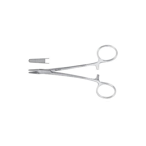 Miltex Holder Needle Baumgartner Meister-Hand 5-1/2" Serrated Jaw Tungsten Carbide Each - Integra Miltex - MH8-40TC