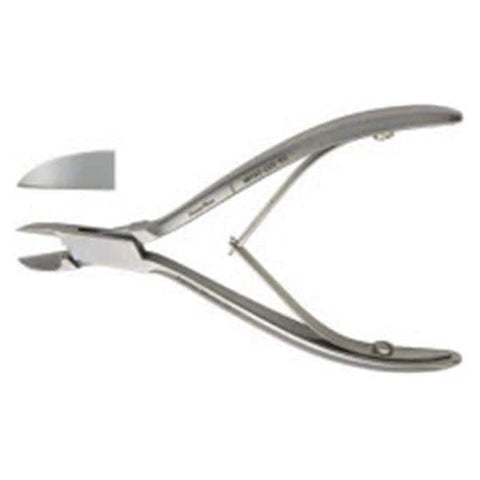 Miltex Splitter Nail Meister-Hand 4-1/2" Straight Jaw Double Spring Stainless Steel Each - Integra Miltex - MH40-225-SS