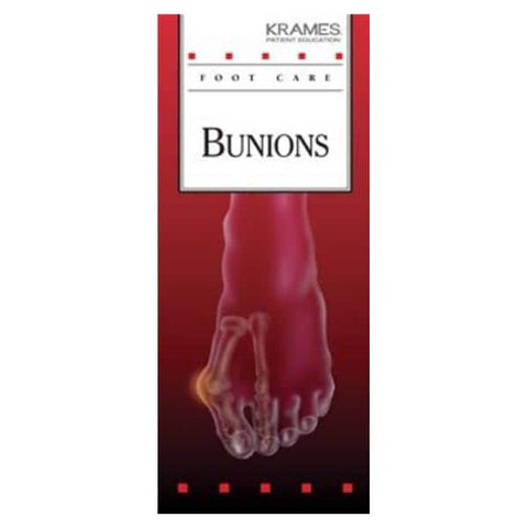 Krames Communications Brochure Educational Bunions English 50/Package - 9355