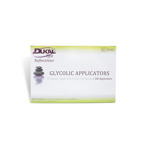 Dukal Corporation Applicator Reflections Dual Glycolic Tip NS 8 in Perforated Shaft 100/Bx, 10 PK/CA - 900400