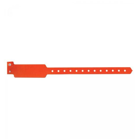 Precision Dynamics Corp. Wristband Identification Sentry SuperBand Poly Orange Adlt/Ped Write On 500/Bx - 5070-17-PDM