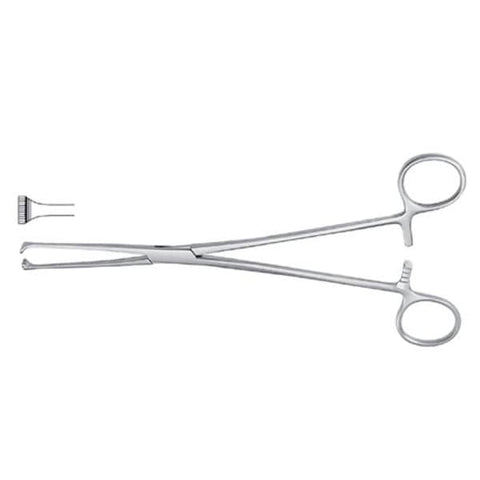 Miltex Forcep Tissue Allis Meister-Hand 8" 6x7 Teeth Stainless Steel Each - Integra Miltex - MH16-38
