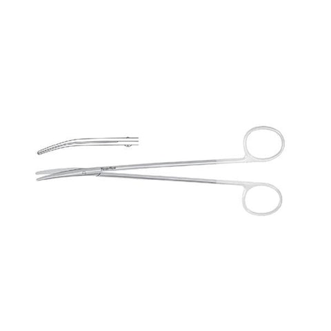 Miltex Scissors Metzenbaum Meister-Hand 7" Blunt/Blunt Curved Tungsten Carbide Each - Integra Miltex - MH5-182A-TC