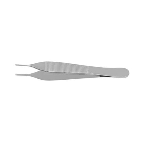 Medline Industries Inc Forcep Tissue Adson 4-3/4" Cross Serrated Straight SS/TC Jw/G40Jm Each - MDS1014412