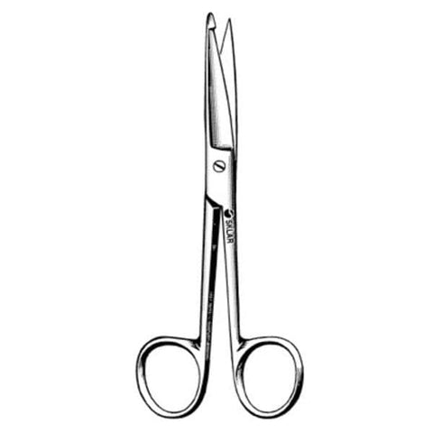 Sklar Instruments Scissors Bandage Knowles 5-1/2" Sharp/Blunt Smooth Straight Stainless Steel 1/Pr - 11-1255