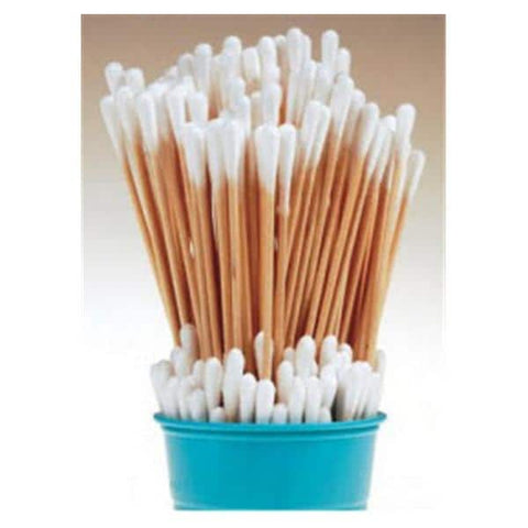 National Distribution & Contra Applicator Cotton Tip Non Sterile 3 in Wood Shaft 1000/Bx, 10 BX/CA - SOL 76100